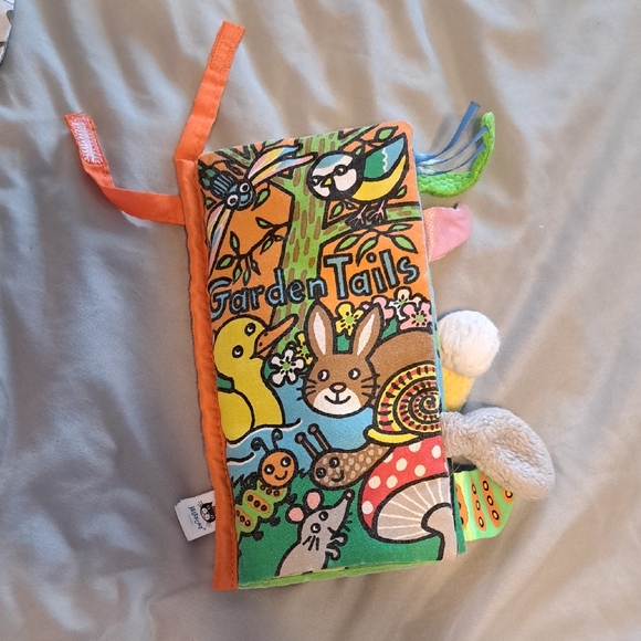 Jellycat Other - Jellycat Garden Tails Activity Book - Orange and Green